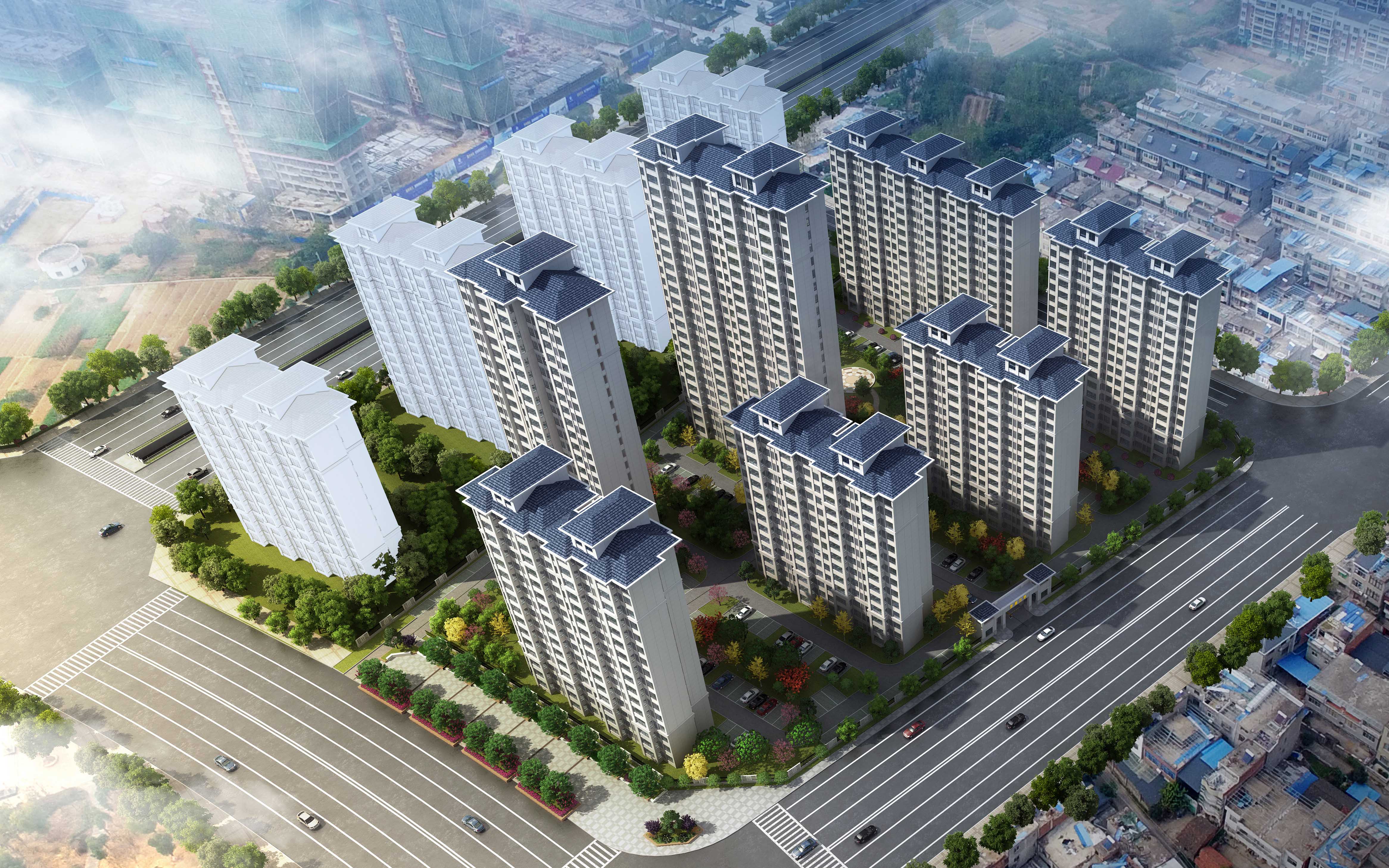 瑞昌市棚戶(hù)區改造安置房羅湖蘭庭建設工程